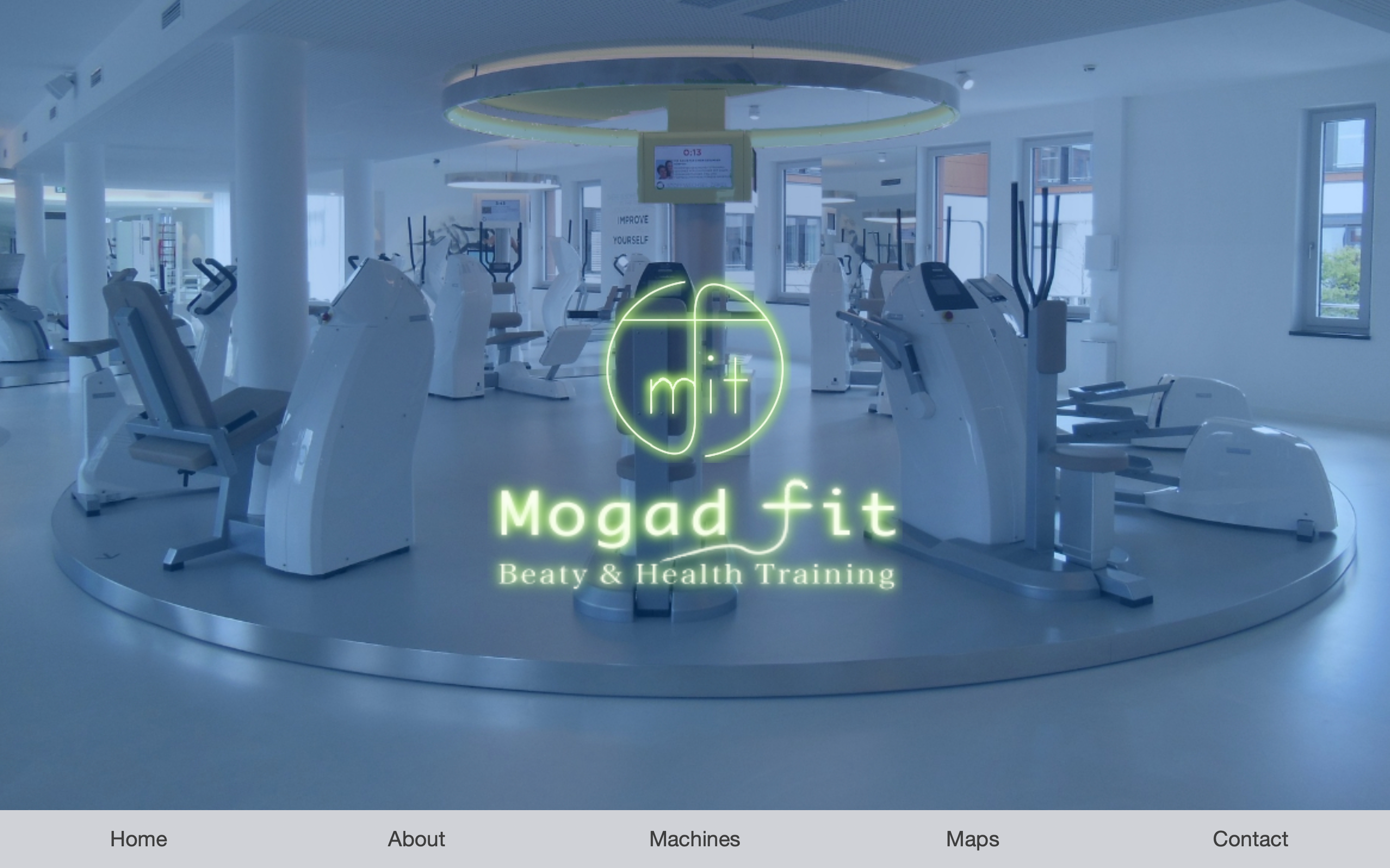 フィットネススタジオのデモサイトへのリンク画像